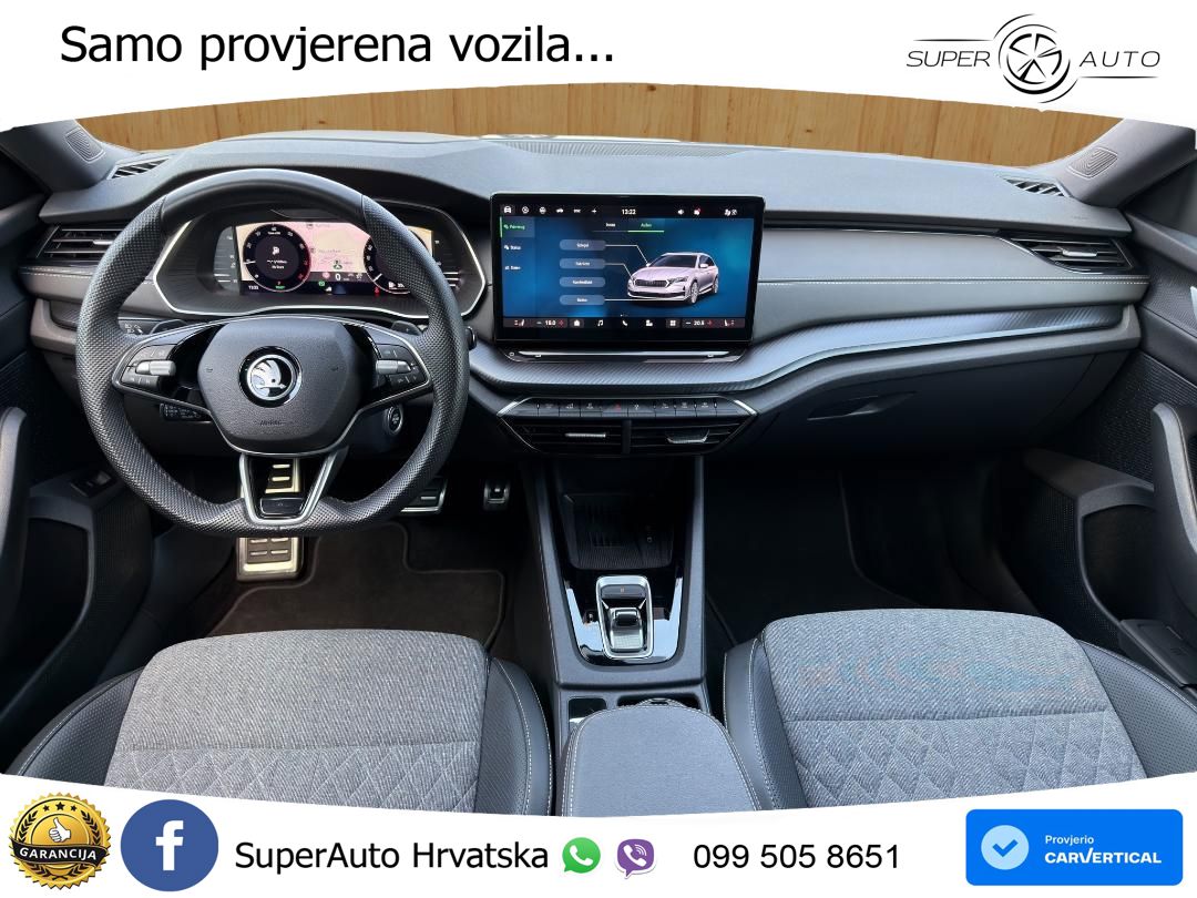 Škoda Octavia Combi 1.5 TSI (150 KS) DSG SportLine MATRIX+GR SJED+KAM