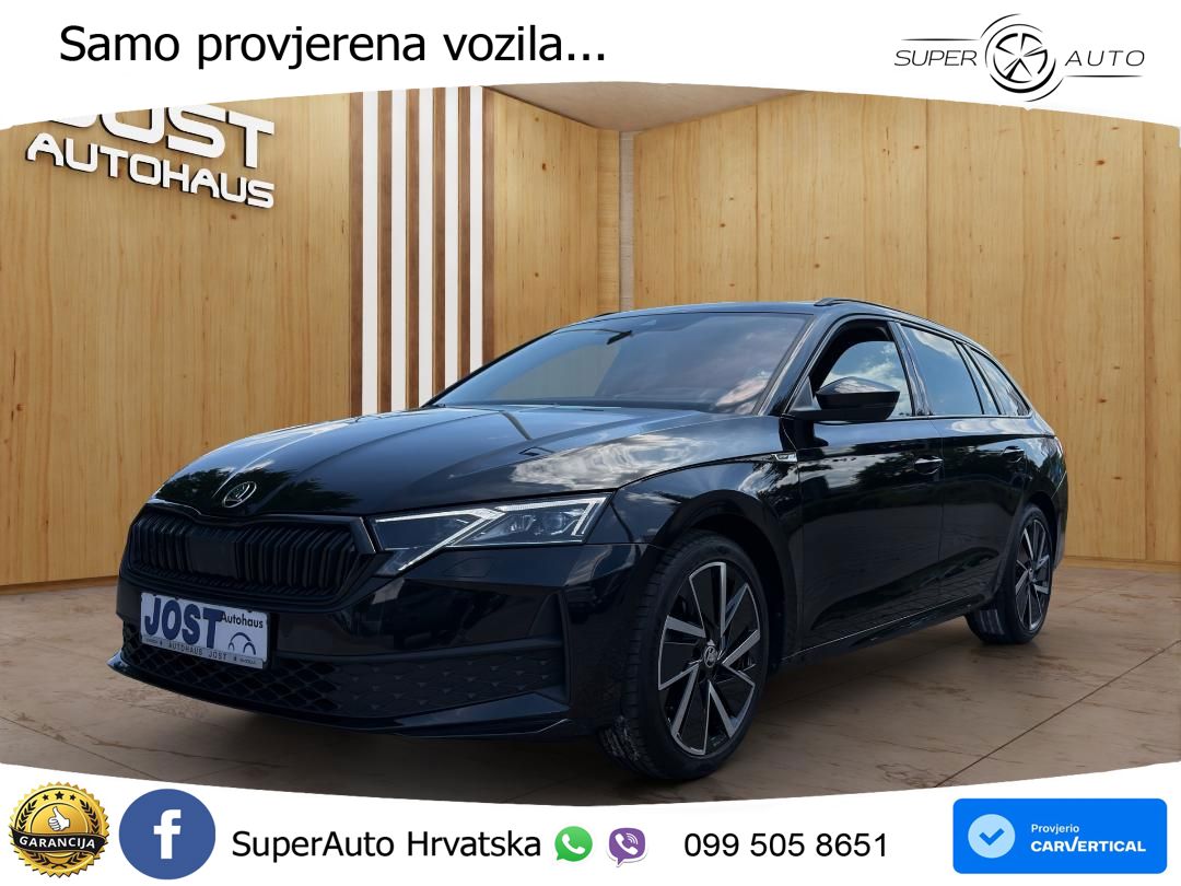 Škoda Octavia Combi 1.5 TSI (150 KS) DSG SportLine MATRIX+GR SJED+KAM