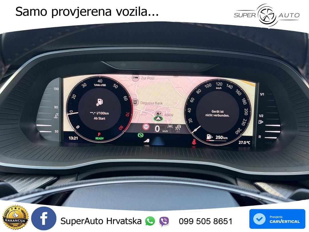 Škoda Octavia Combi 1.5 TSI (150 KS) DSG SportLine MATRIX+GR SJED+KAM