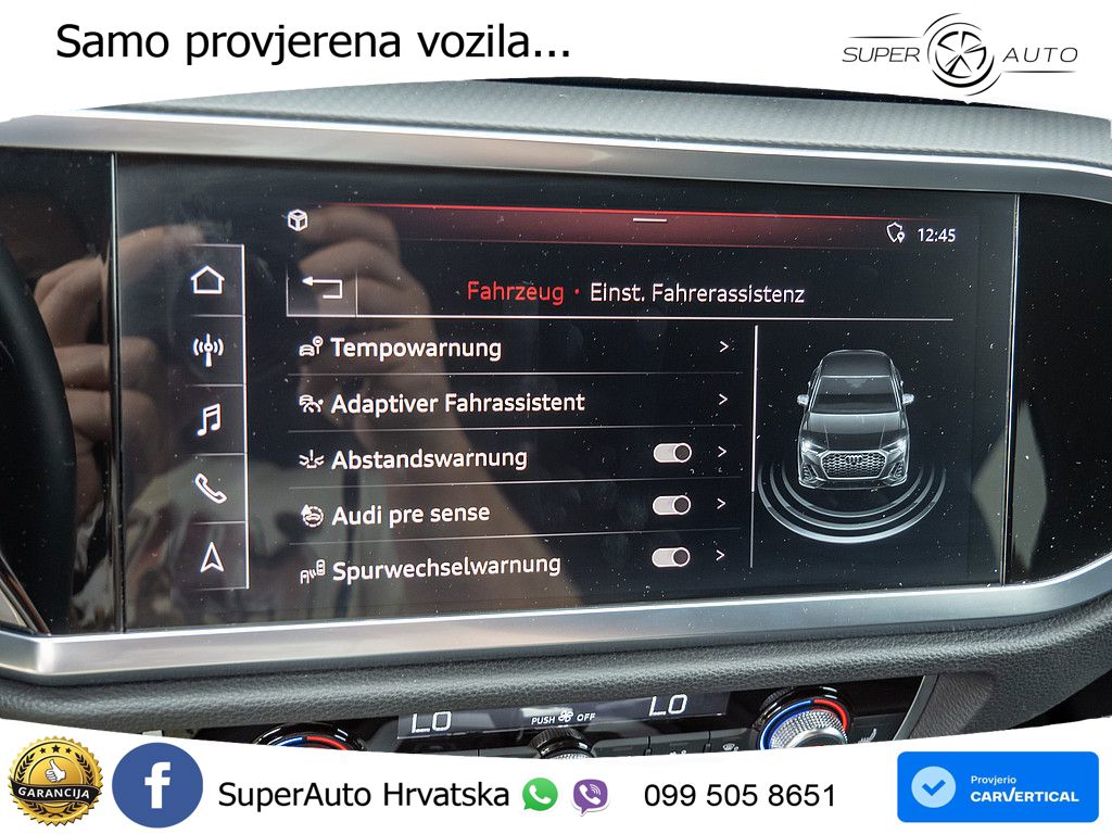Audi Q3 II Sportback 45 TFSI (230 KS) quattro S tronic LED+GR SJED+ACC