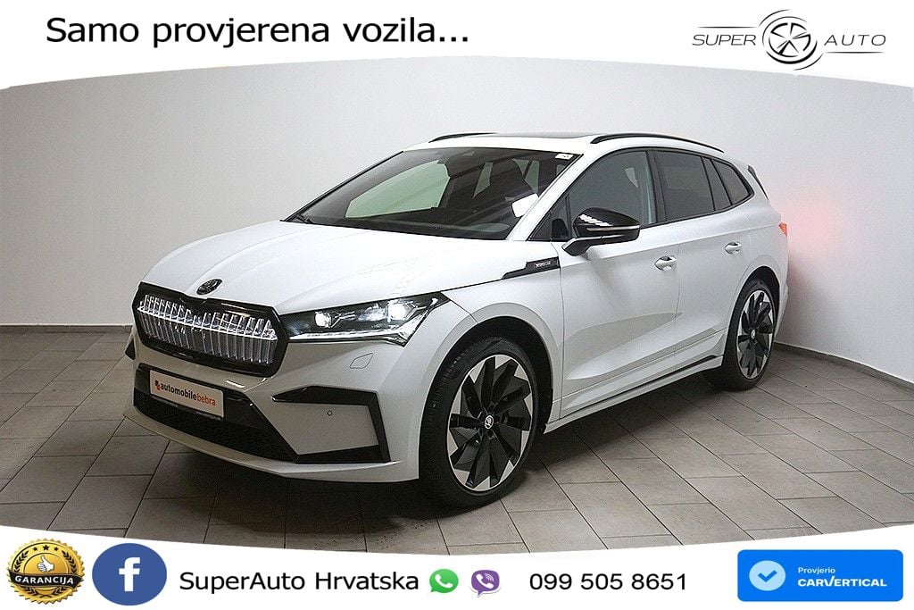 Škoda Enyaq iV 80x 82 kWh (265 KS) AWD SportLine LED+GR SJED+ACC