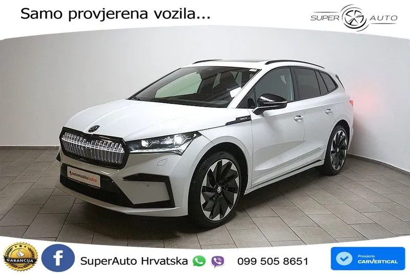 Škoda Enyaq iV 80x 82 kWh (265 KS) AWD SportLine LED+GR SJED+ACC