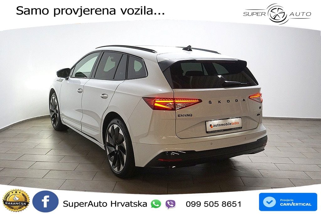 Škoda Enyaq iV 80x 82 kWh (265 KS) AWD SportLine LED+GR SJED+ACC