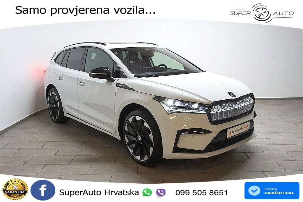 Škoda Enyaq iV 80x 82 kWh (265 KS) AWD SportLine LED+GR SJED+ACC