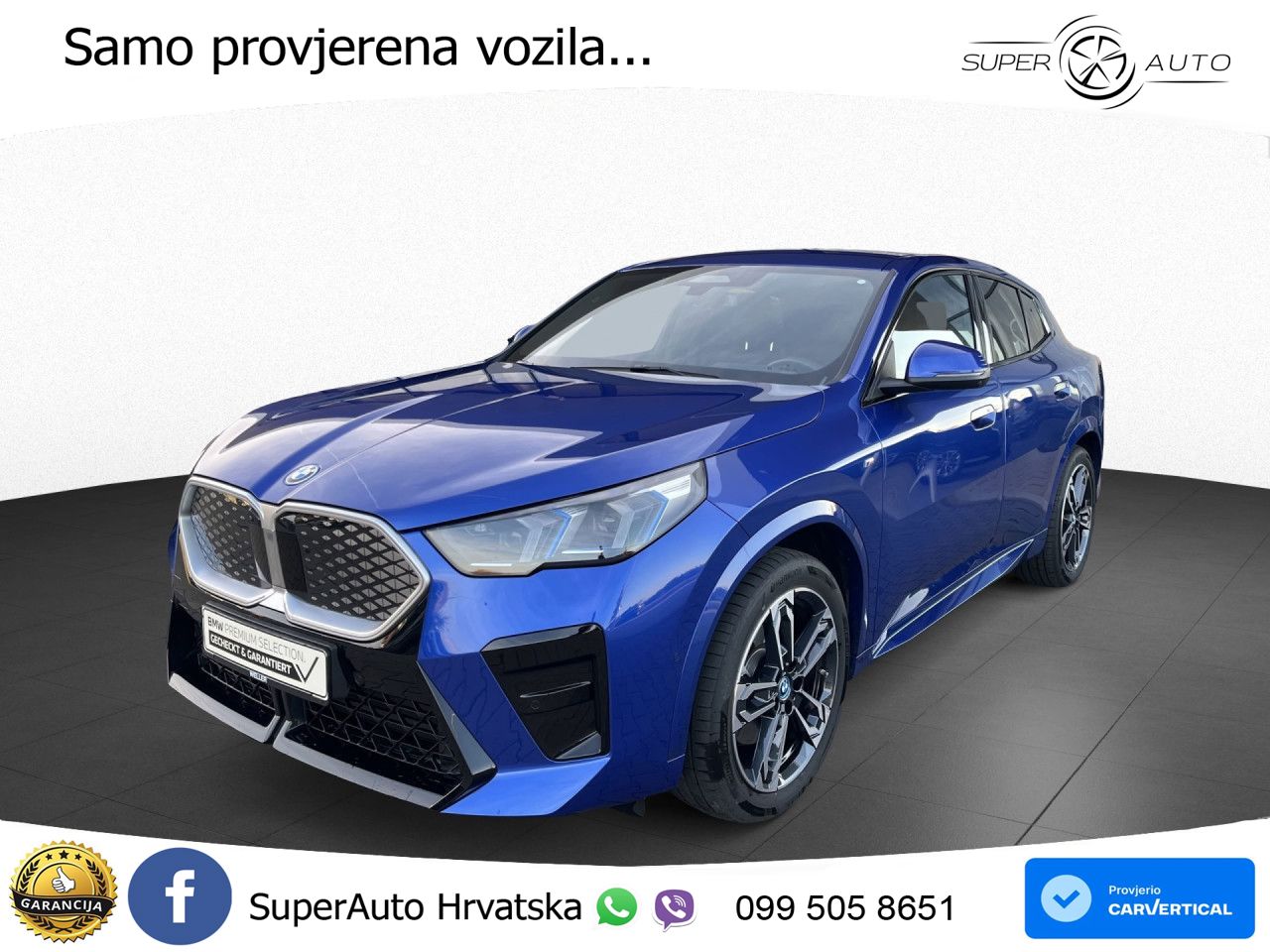 BMW iX2 66.5 kWh (313 KS) xDrive30 M Sport LED+GR SJED+ACC