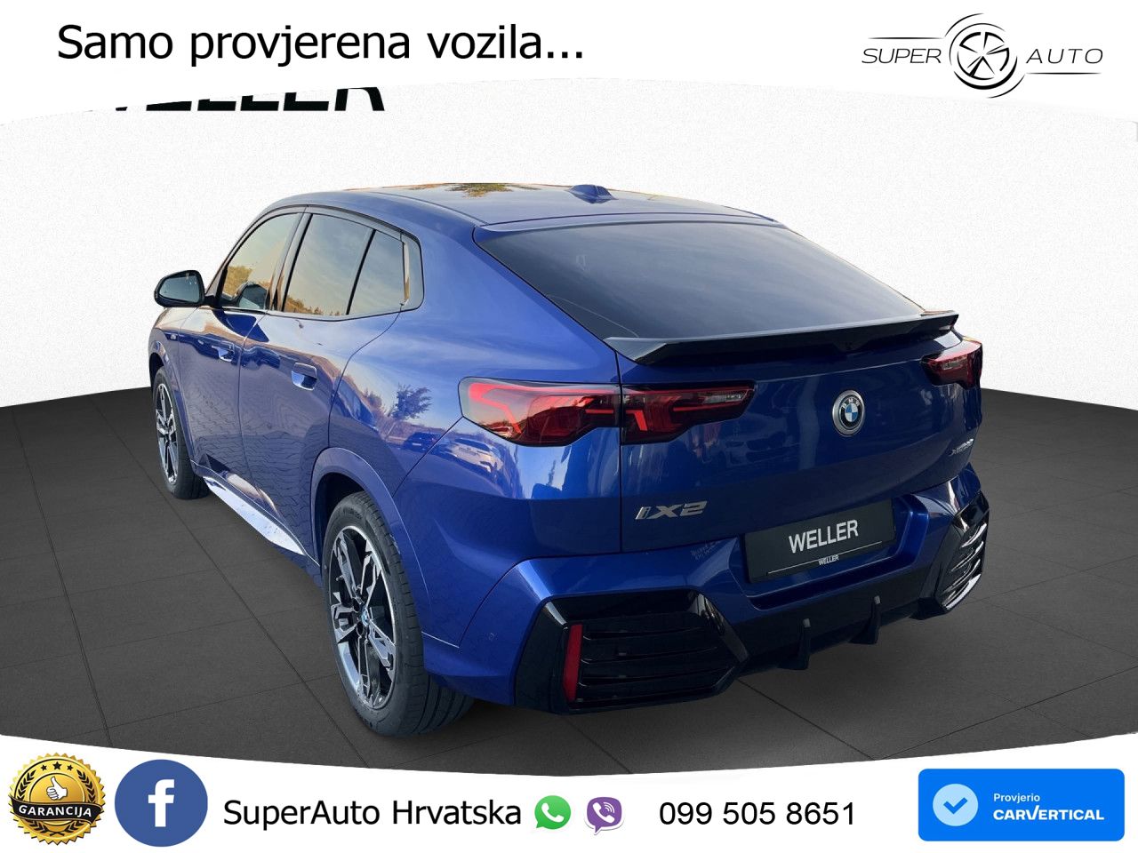 BMW iX2 66.5 kWh (313 KS) xDrive30 M Sport LED+GR SJED+ACC