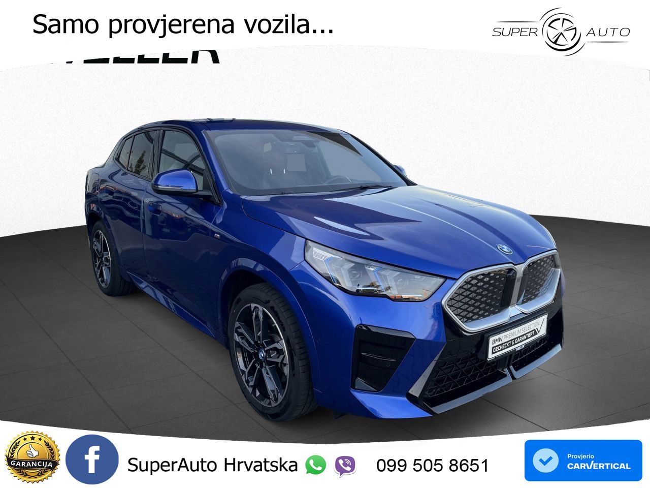 BMW iX2 66.5 kWh (313 KS) xDrive30 M Sport LED+GR SJED+ACC