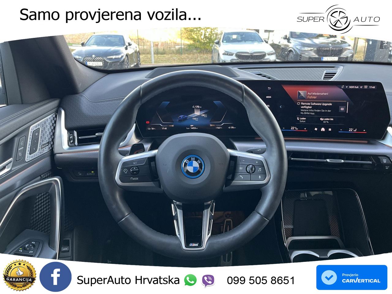 BMW iX2 66.5 kWh (313 KS) xDrive30 M Sport LED+GR SJED+ACC