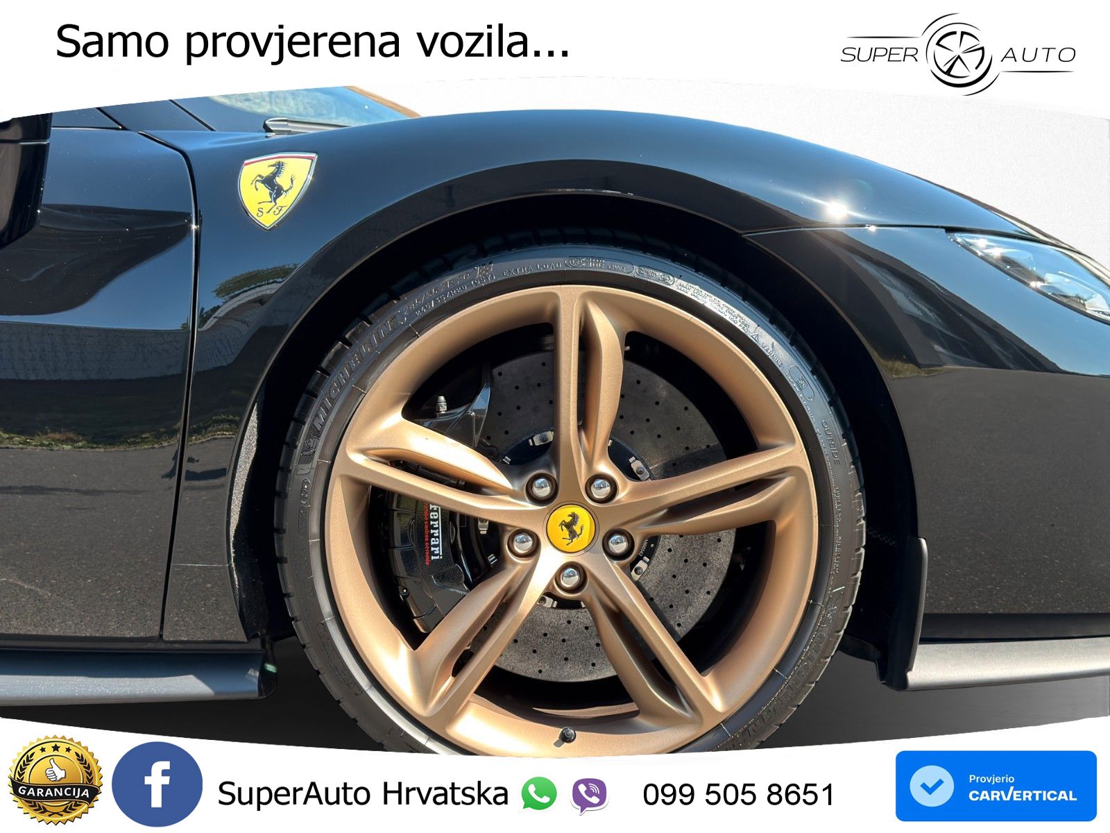 Ferrari 296 GTS 3.0 V6 (830 KS) F1 DCT
