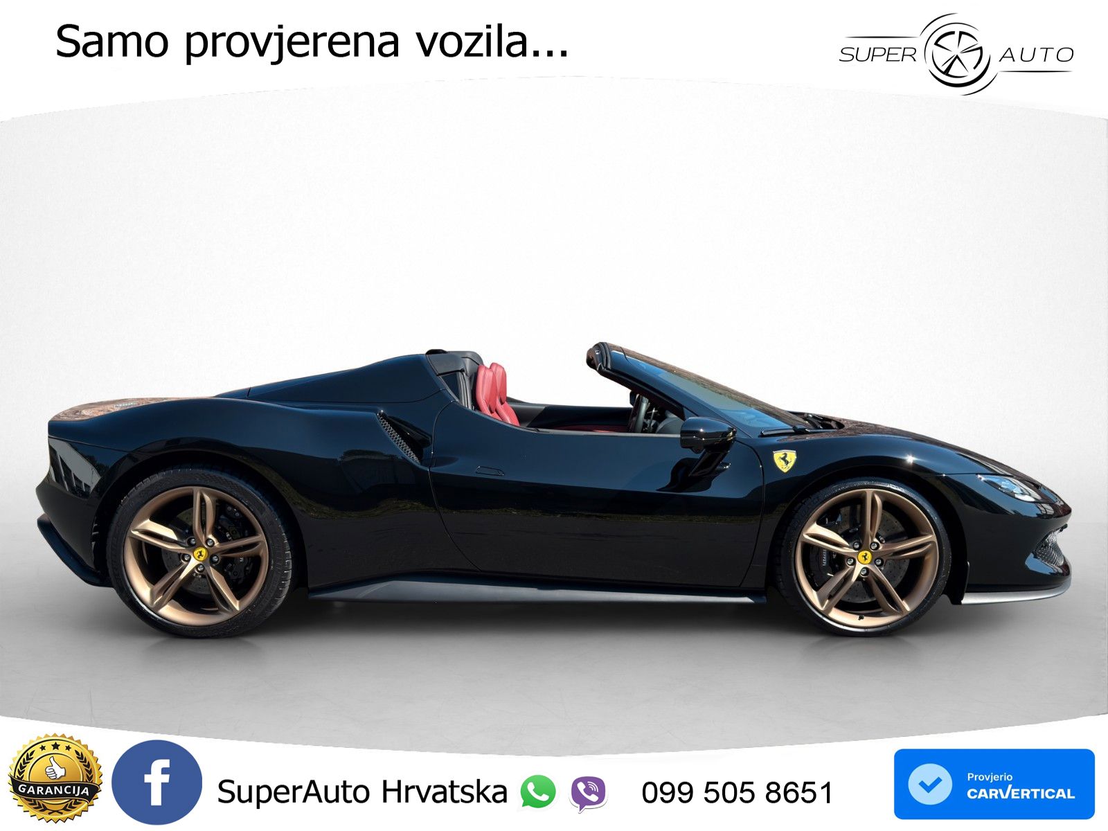 Ferrari 296 GTS 3.0 V6 (830 KS) F1 DCT