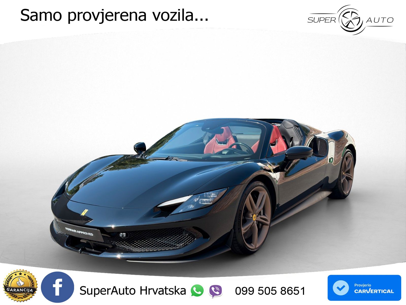 Ferrari 296 GTS 3.0 V6 (830 KS) F1 DCT