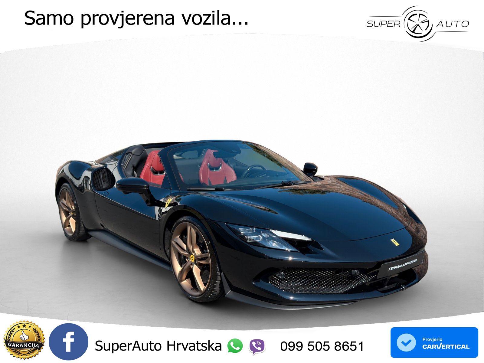 Ferrari 296 GTS 3.0 V6 (830 KS) F1 DCT