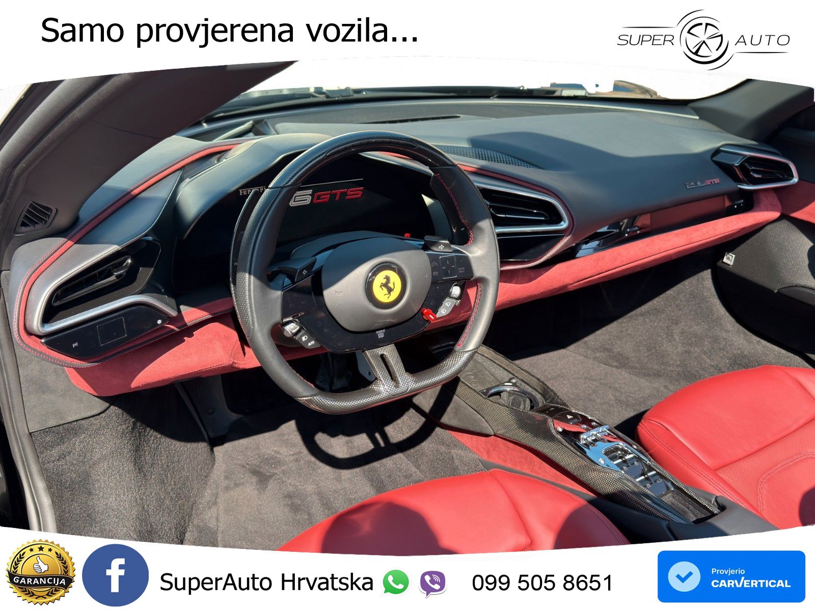 Ferrari 296 GTS 3.0 V6 (830 KS) F1 DCT
