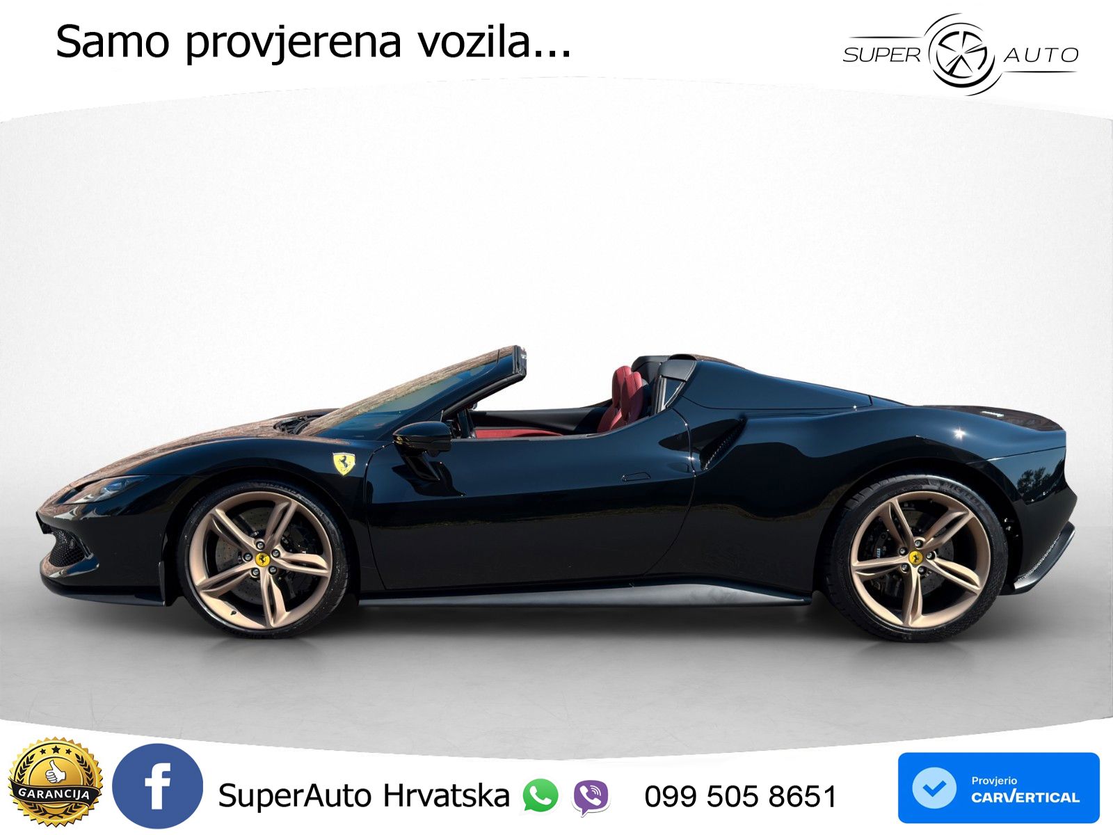 Ferrari 296 GTS 3.0 V6 (830 KS) F1 DCT
