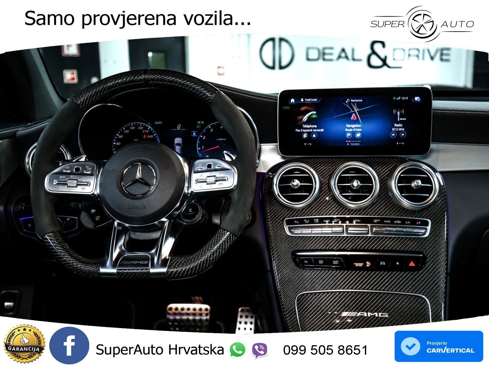 Mercedes GLC Coupe AMG 63 S V8 (510 KS) 4MATIC+ MCT LED+GR SJED+ACC