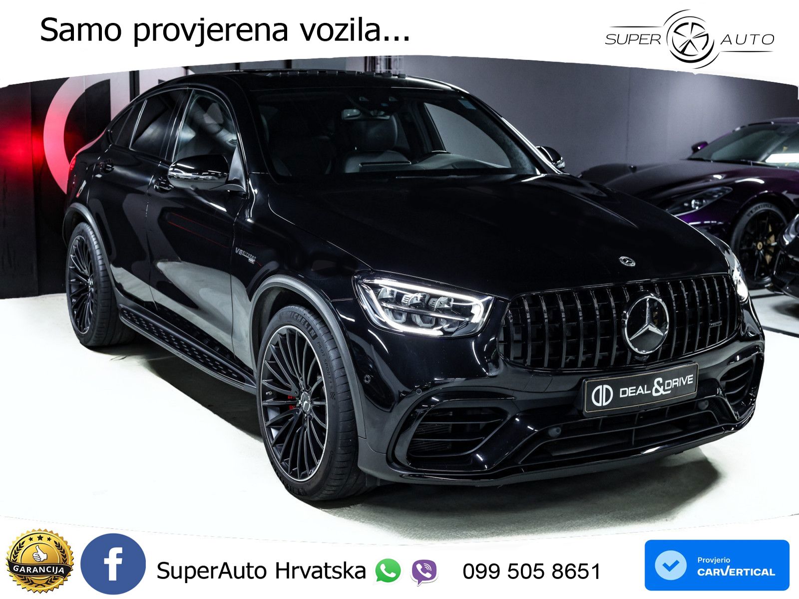 Mercedes GLC Coupe AMG 63 S V8 (510 KS) 4MATIC+ MCT LED+GR SJED+ACC