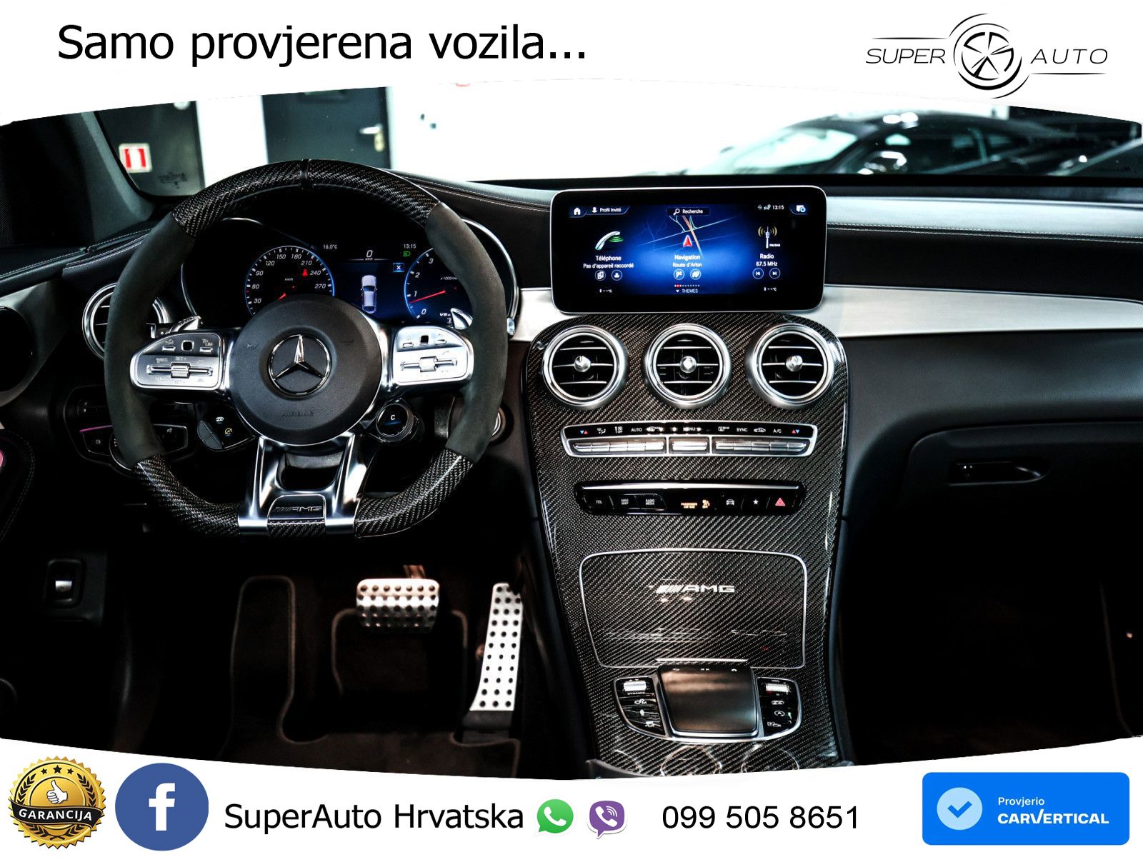 Mercedes GLC Coupe AMG 63 S V8 (510 KS) 4MATIC+ MCT LED+GR SJED+ACC