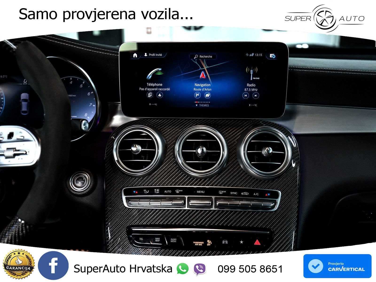 Mercedes GLC Coupe AMG 63 S V8 (510 KS) 4MATIC+ MCT LED+GR SJED+ACC