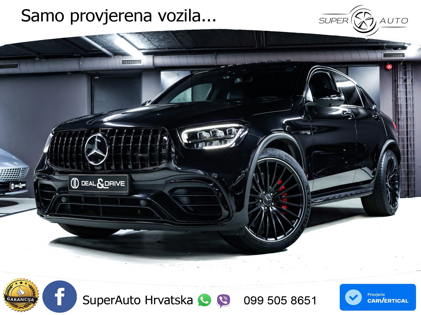 Mercedes GLC Coupe AMG 63 S V8 (510 KS) 4MATIC+ MCT LED+GR SJED+ACC