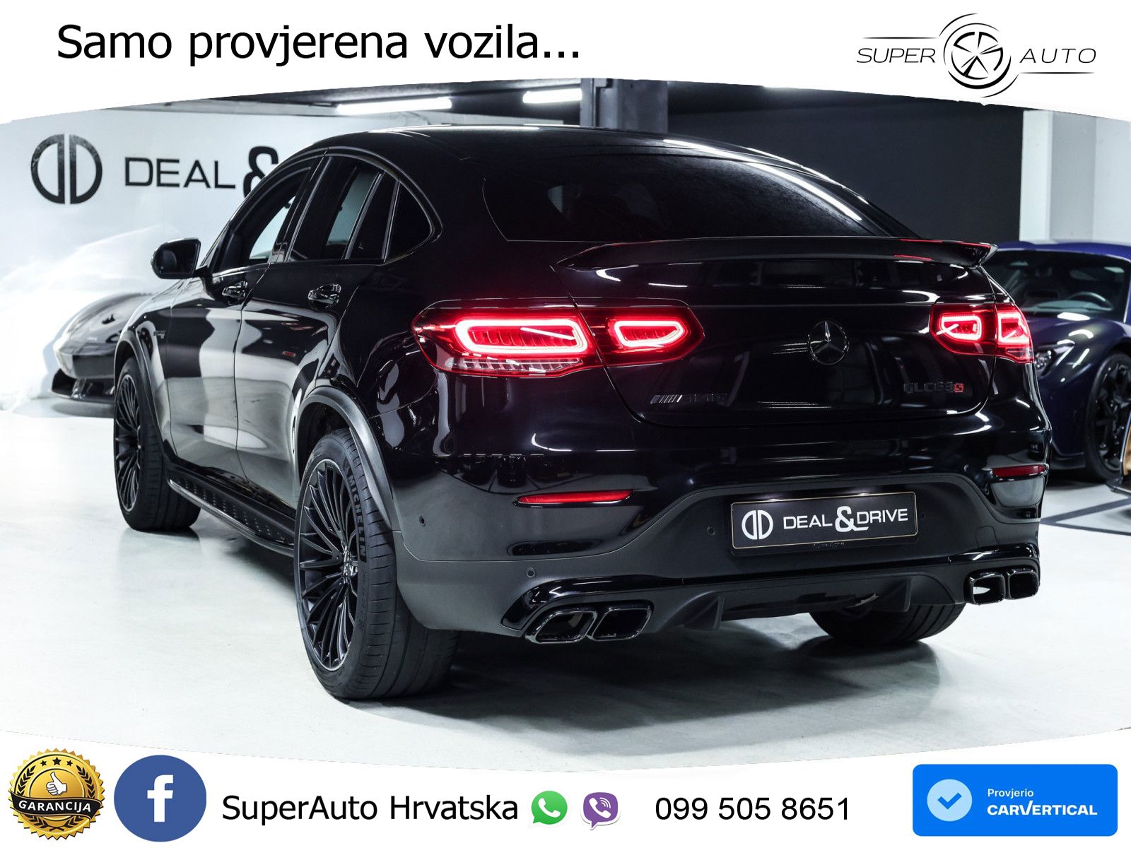Mercedes GLC Coupe AMG 63 S V8 (510 KS) 4MATIC+ MCT LED+GR SJED+ACC