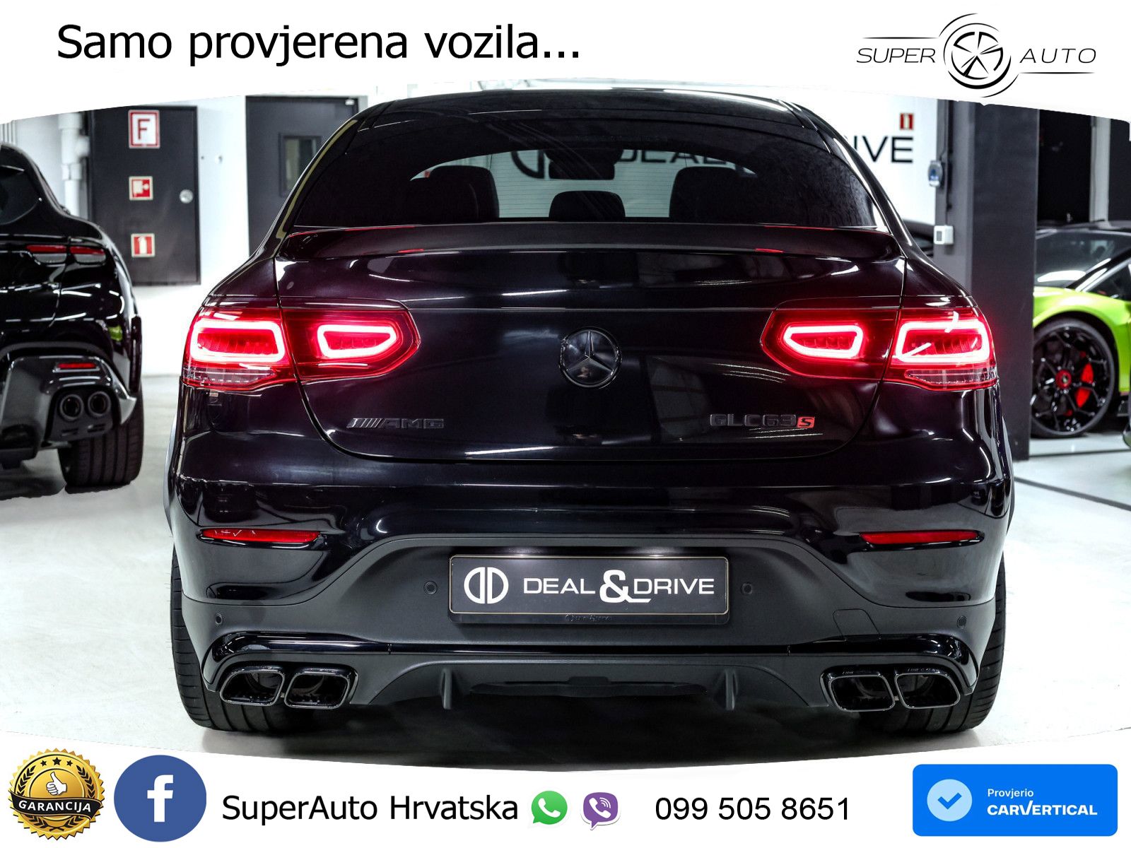 Mercedes GLC Coupe AMG 63 S V8 (510 KS) 4MATIC+ MCT LED+GR SJED+ACC