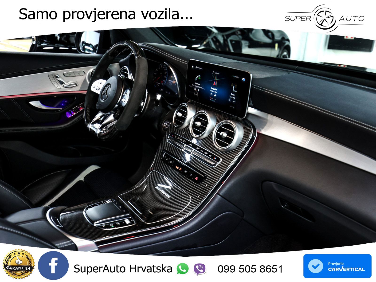 Mercedes GLC Coupe AMG 63 S V8 (510 KS) 4MATIC+ MCT LED+GR SJED+ACC