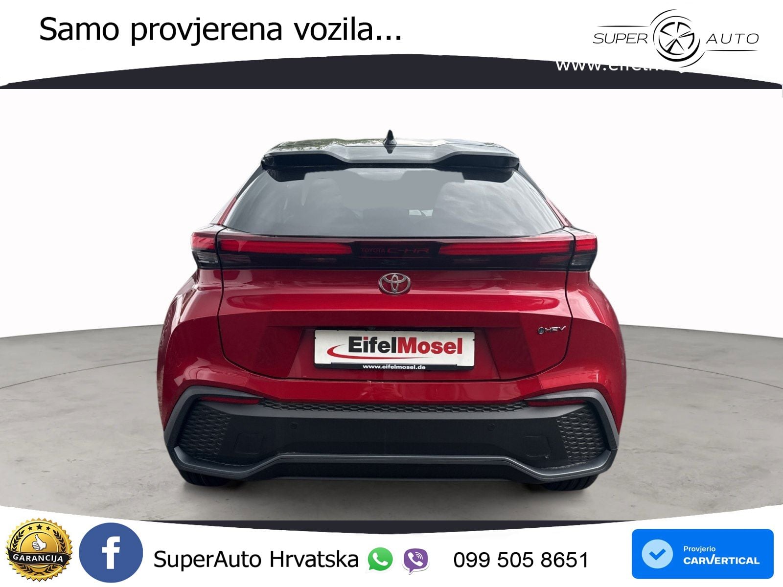 Toyota C-HR 1.8 (140 KS) Hybrid e-CVT Teamplayer LED+GR SJED+ACC