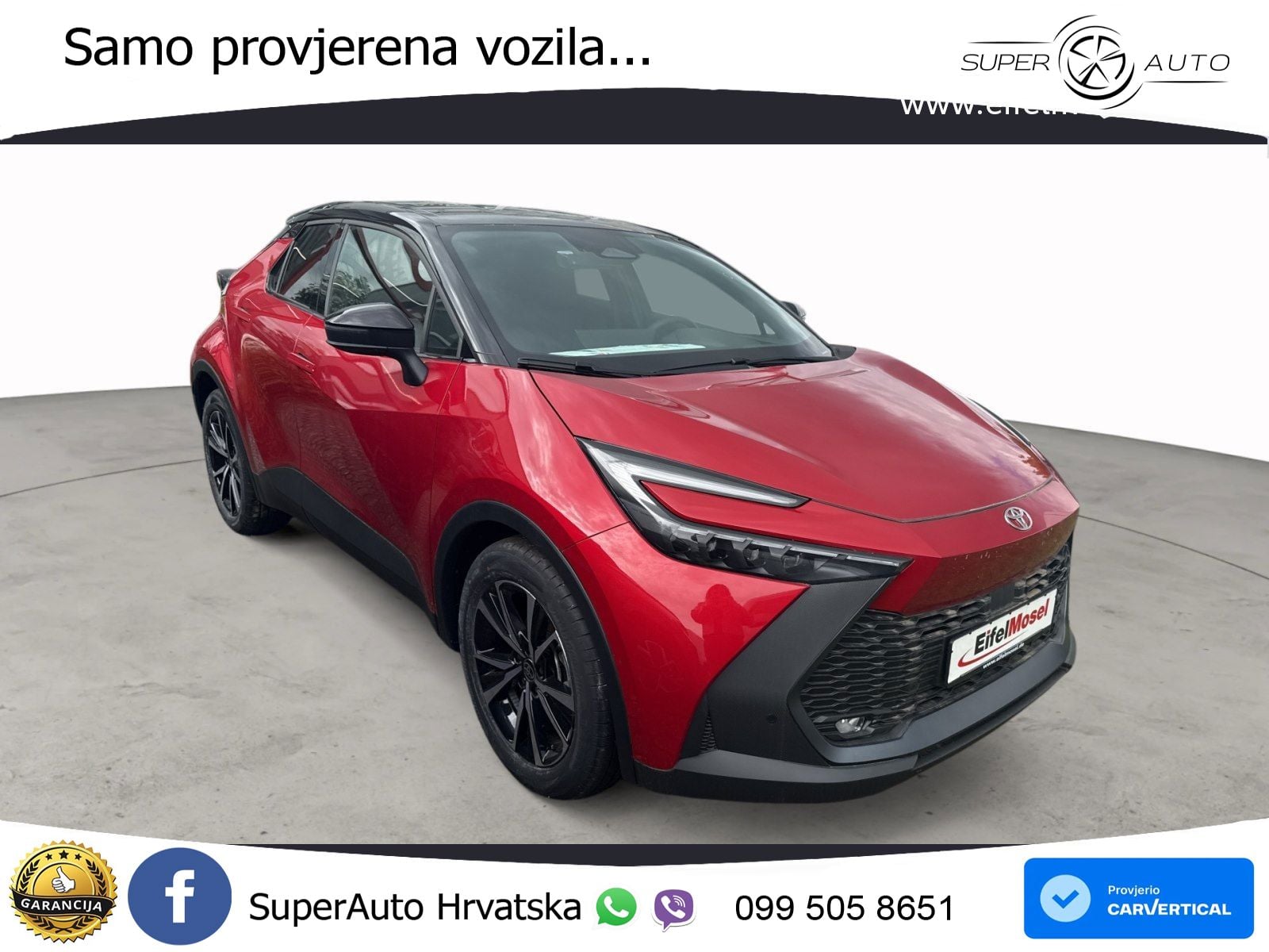Toyota C-HR 1.8 (140 KS) Hybrid e-CVT Teamplayer LED+GR SJED+ACC