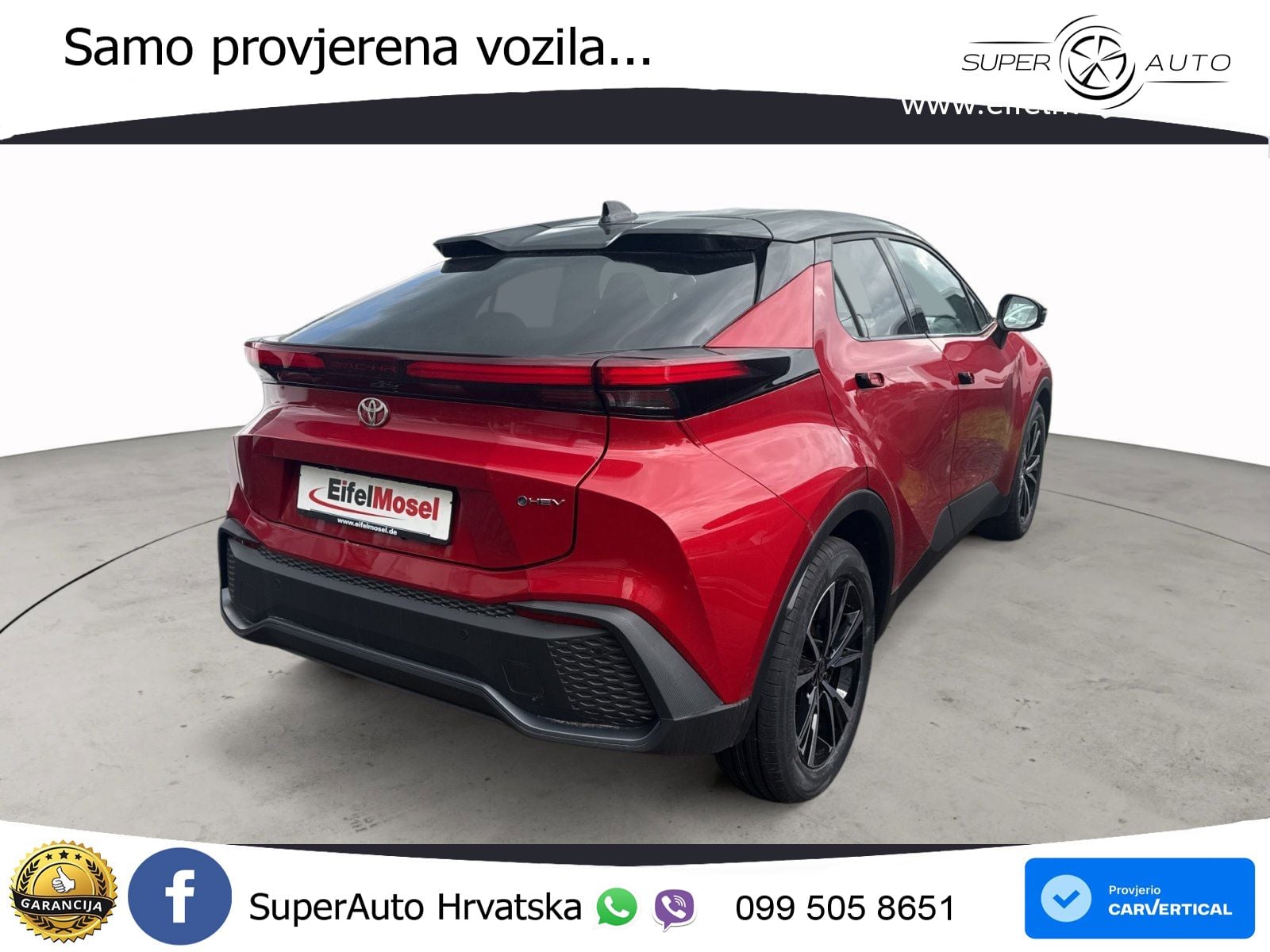 Toyota C-HR 1.8 (140 KS) Hybrid e-CVT Teamplayer LED+GR SJED+ACC