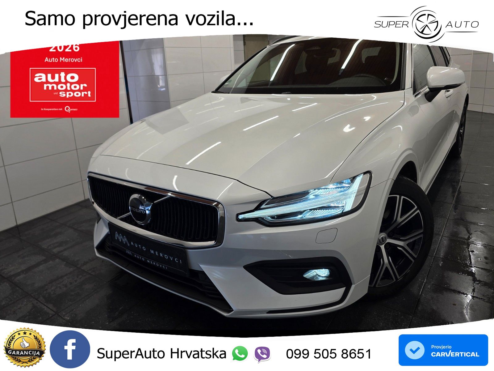 Volvo V60 2.0 B4 Diesel Geartronic LED+GR SJED+ACC