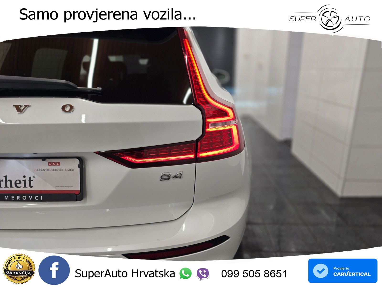Volvo V60 2.0 B4 Diesel Geartronic LED+GR SJED+ACC