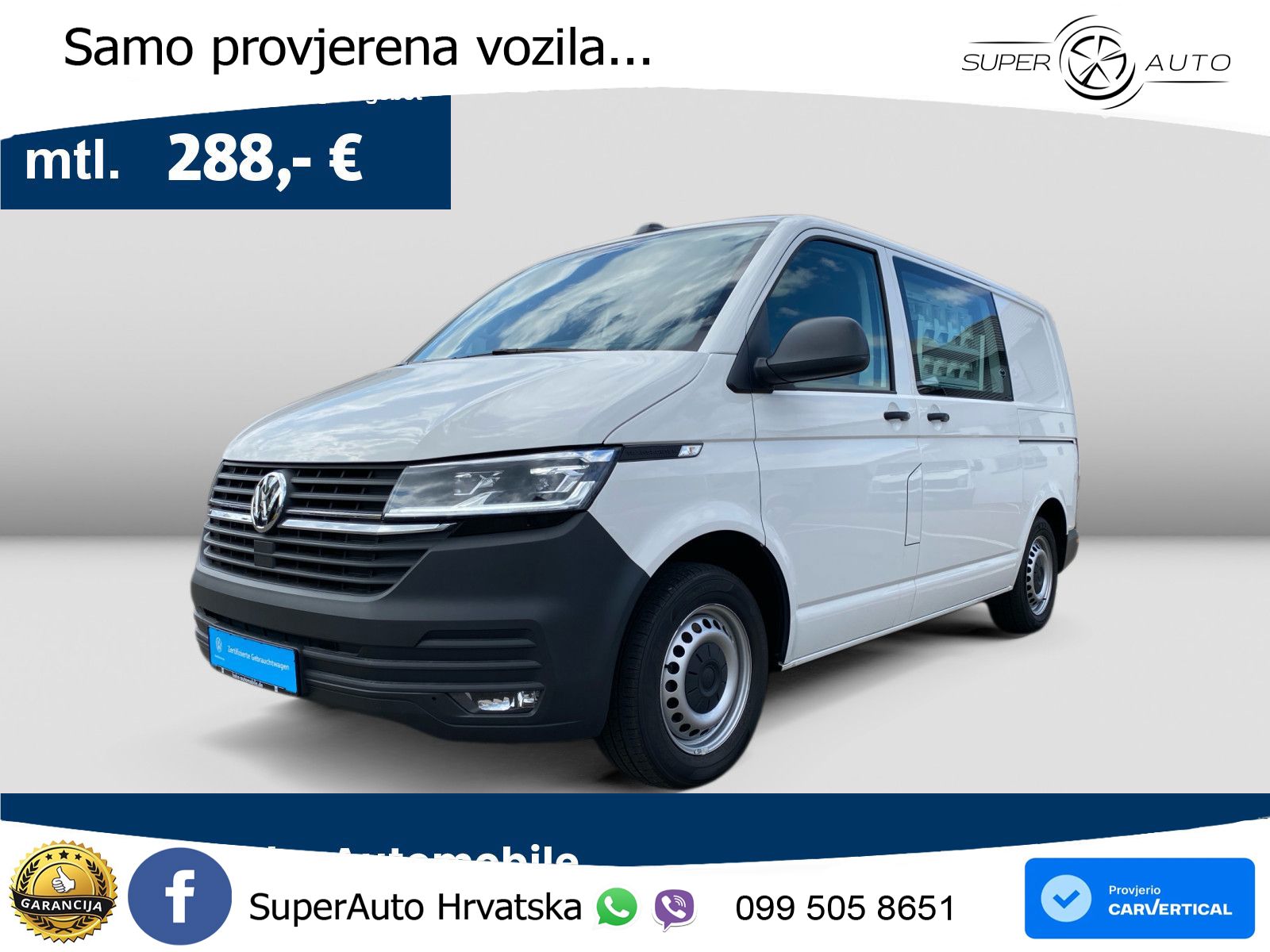 Volkswagen T6.1 Transporter LED PDC/Kamera Werkstatteinrich 150 KS
