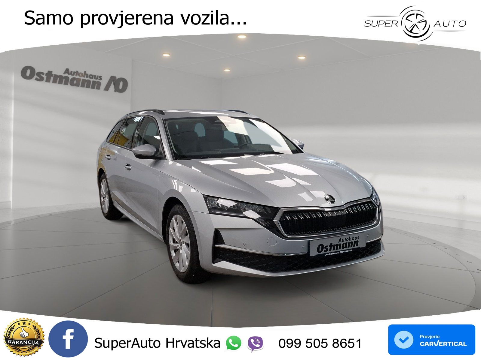 Škoda Octavia Combi 2.0 TDI (150 KS) DSG LED+GR SJED+ACC