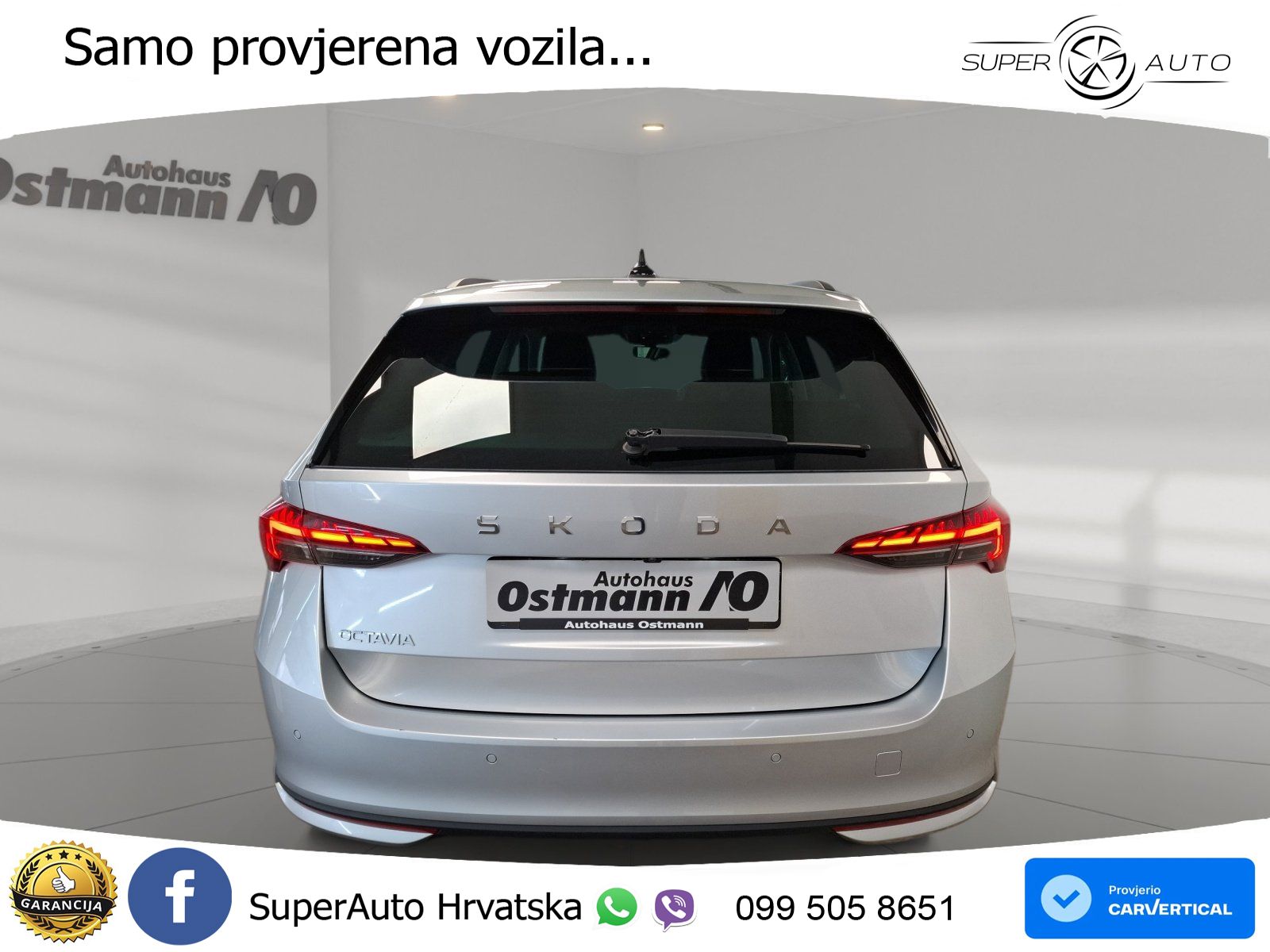 Škoda Octavia Combi 2.0 TDI (150 KS) DSG LED+GR SJED+ACC