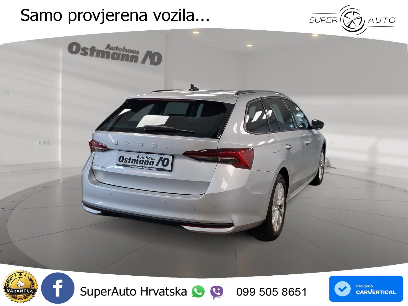 Škoda Octavia Combi 2.0 TDI (150 KS) DSG LED+GR SJED+ACC