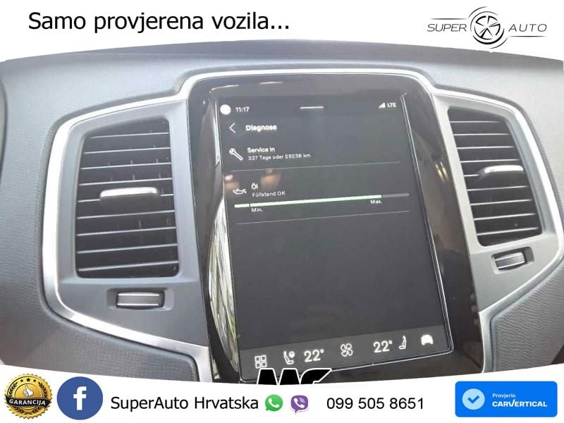 Volvo XC90 2.0 T8 AWD Automatic LED+GR SJED+ACC