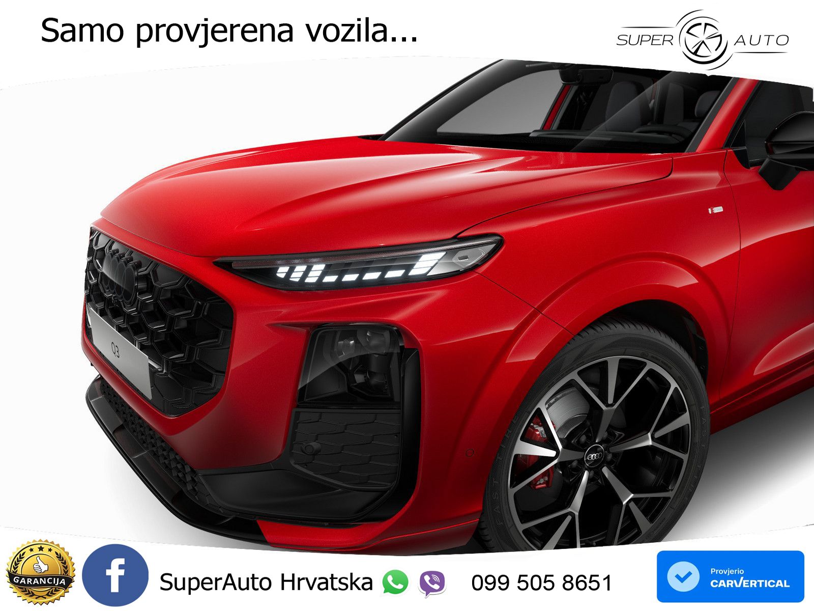 Audi Q3 1.5 TFSI (150 KS) S tronic LED+GR SJED+ACC