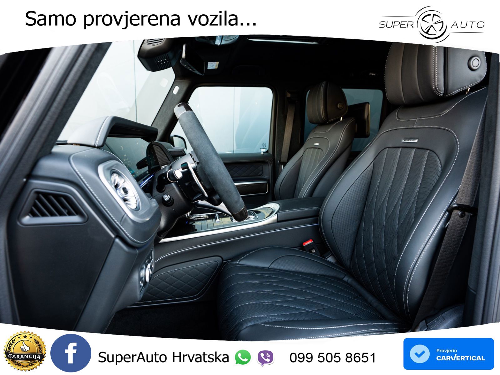 Mercedes AMG G 63 Long V8 (585 KS) 4MATIC 9G-TRONIC AMG SPEEDSHIFT TCT ZRAČNI+ACC+4xGR SJED+KAM