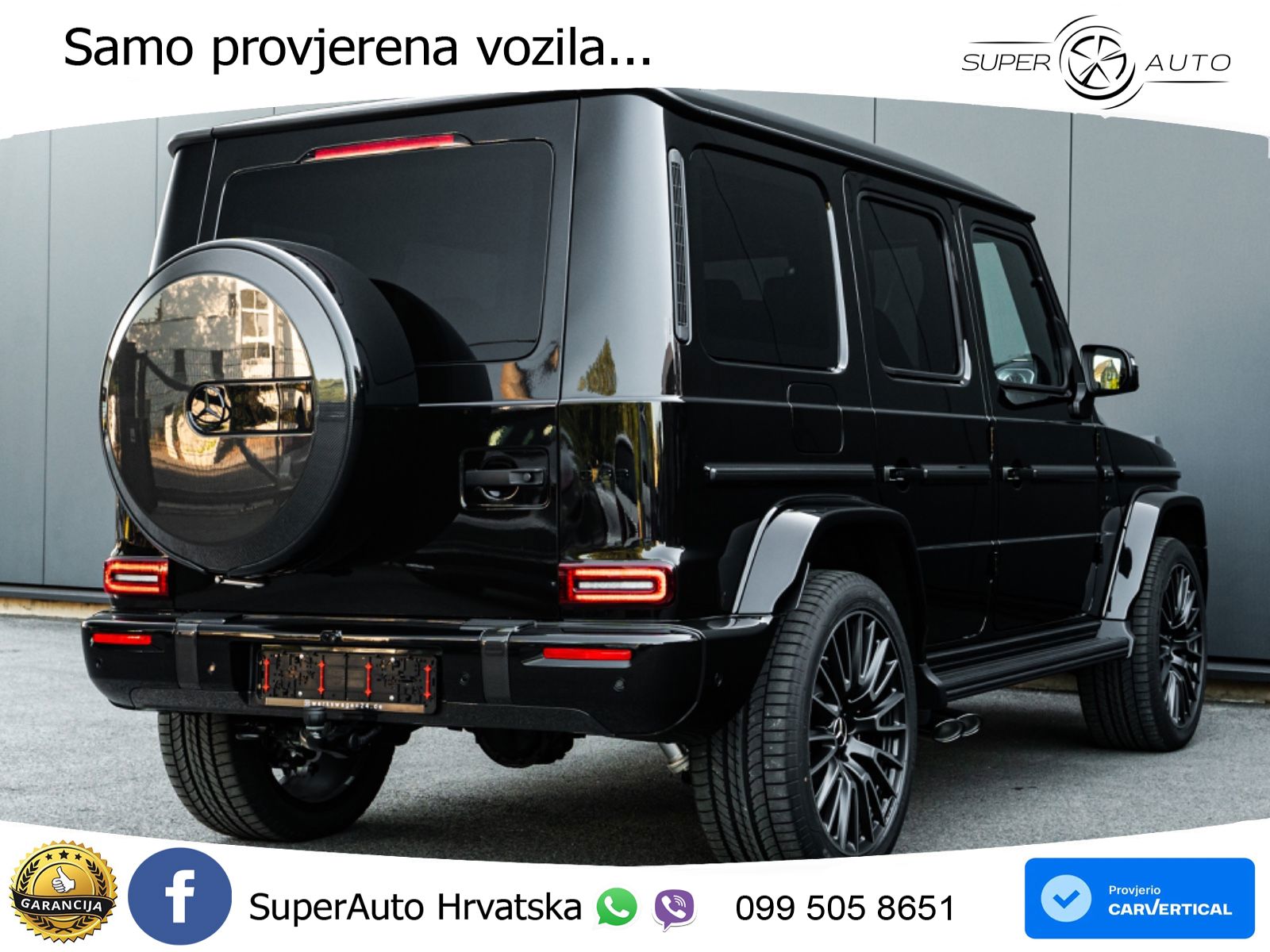 Mercedes AMG G 63 Long V8 (585 KS) 4MATIC 9G-TRONIC AMG SPEEDSHIFT TCT ZRAČNI+ACC+4xGR SJED+KAM