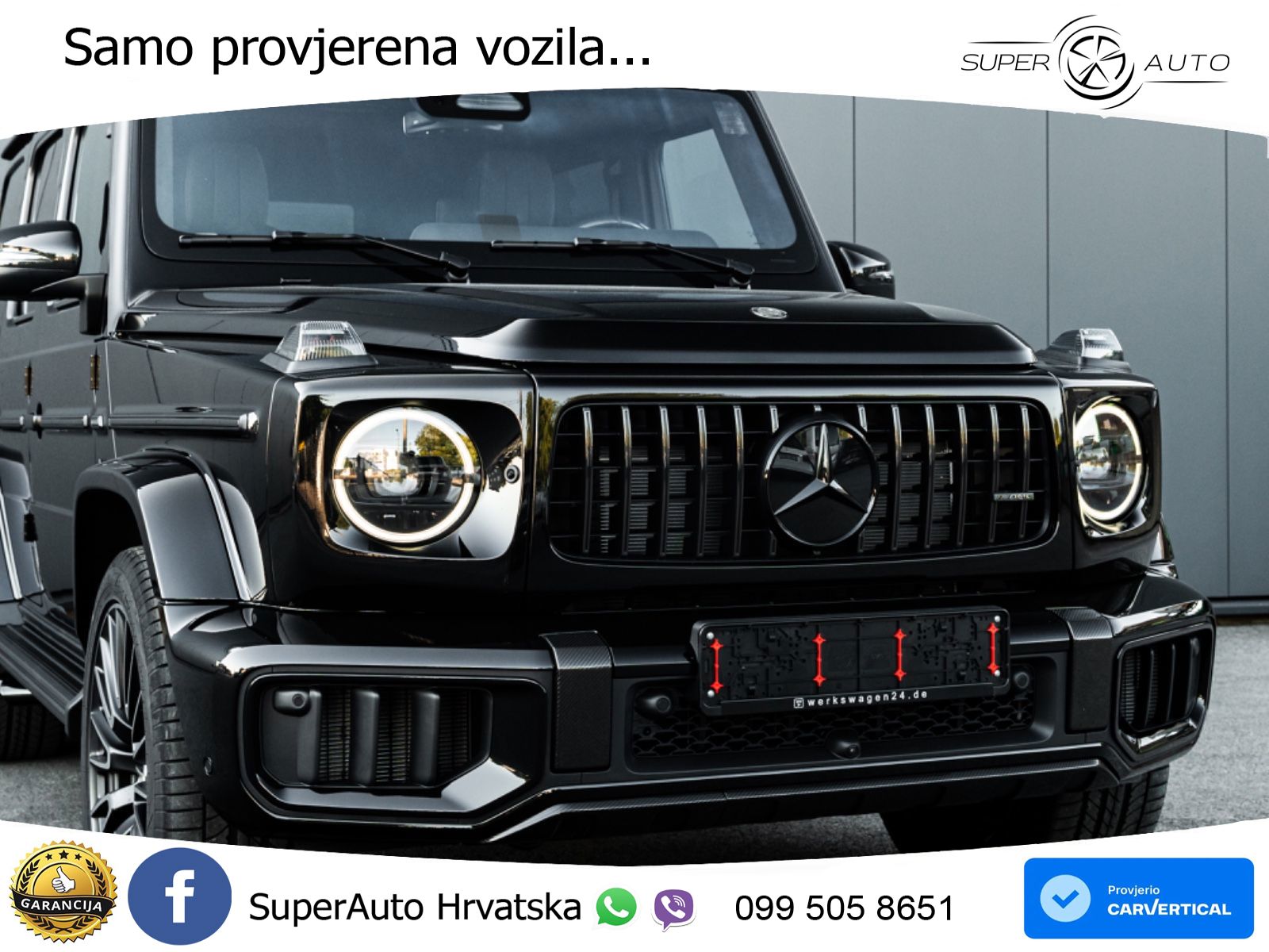 Mercedes AMG G 63 Long V8 (585 KS) 4MATIC 9G-TRONIC AMG SPEEDSHIFT TCT ZRAČNI+ACC+4xGR SJED+KAM