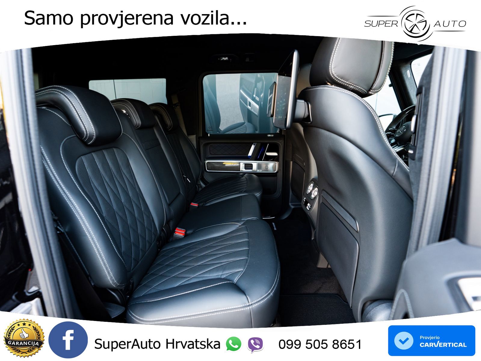 Mercedes AMG G 63 Long V8 (585 KS) 4MATIC 9G-TRONIC AMG SPEEDSHIFT TCT ZRAČNI+ACC+4xGR SJED+KAM