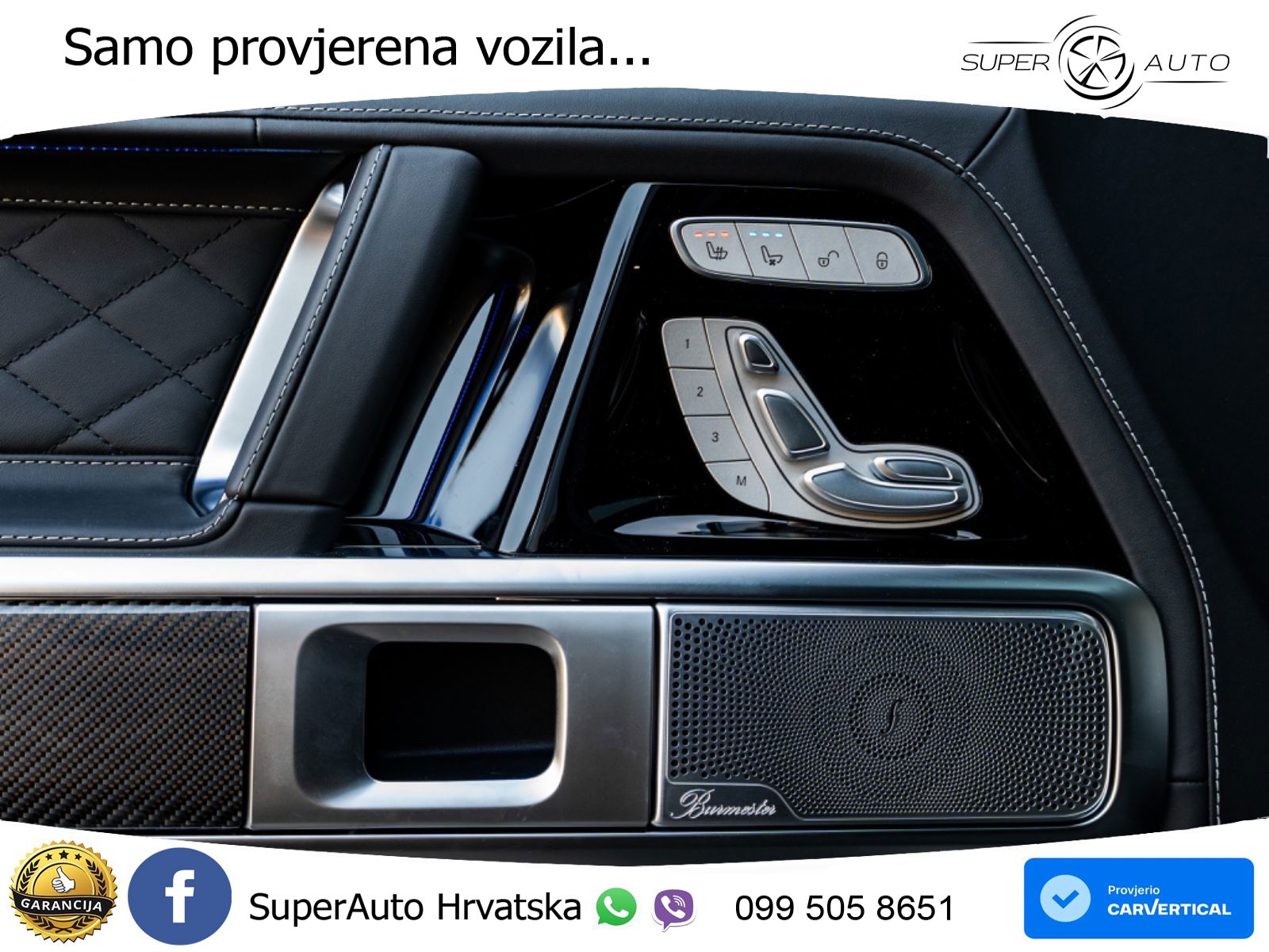 Mercedes AMG G 63 Long V8 (585 KS) 4MATIC 9G-TRONIC AMG SPEEDSHIFT TCT ZRAČNI+ACC+4xGR SJED+KAM