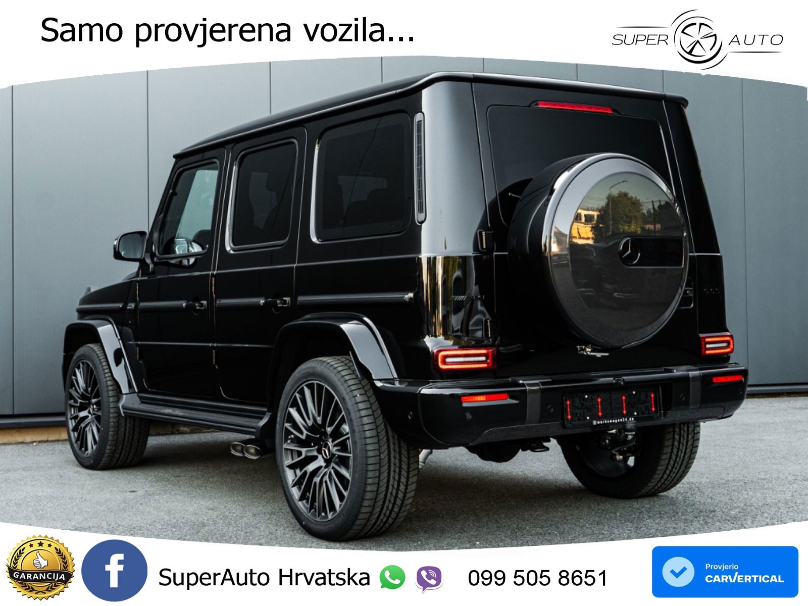 Mercedes AMG G 63 Long V8 (585 KS) 4MATIC 9G-TRONIC AMG SPEEDSHIFT TCT ZRAČNI+ACC+4xGR SJED+KAM