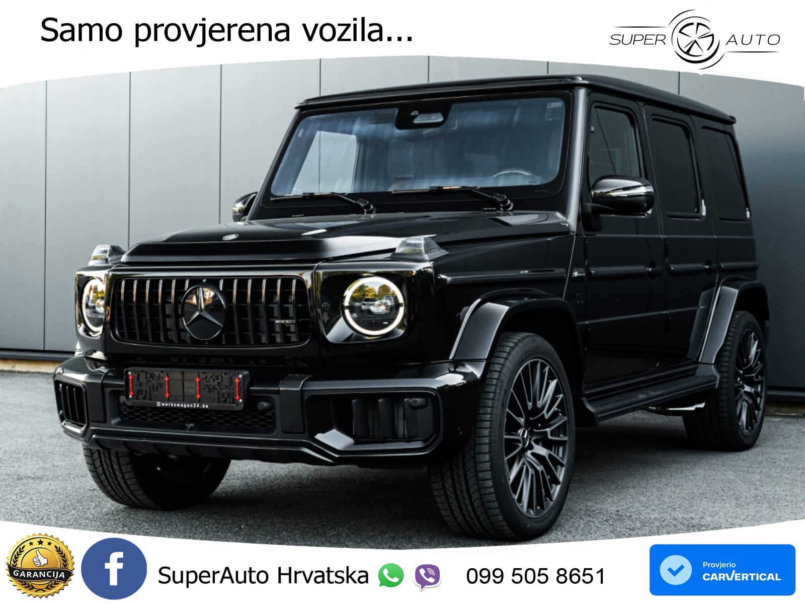 Mercedes AMG G 63 Long V8 (585 KS) 4MATIC 9G-TRONIC AMG SPEEDSHIFT TCT ZRAČNI+ACC+4xGR SJED+KAM