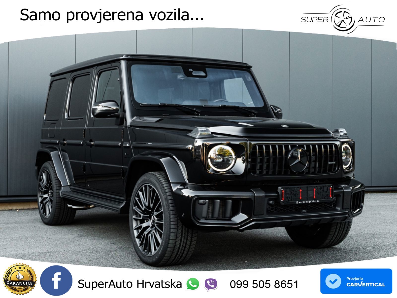 Mercedes AMG G 63 Long V8 (585 KS) 4MATIC 9G-TRONIC AMG SPEEDSHIFT TCT ZRAČNI+ACC+4xGR SJED+KAM