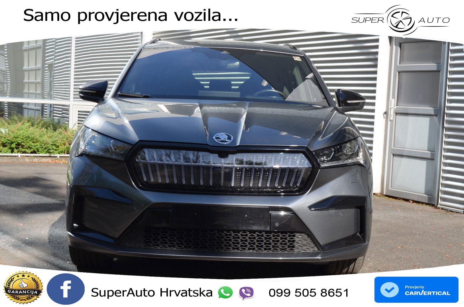 Škoda Enyaq iV 80 82 kWh (204 KS) SportLine LED+GR SJED+ACC