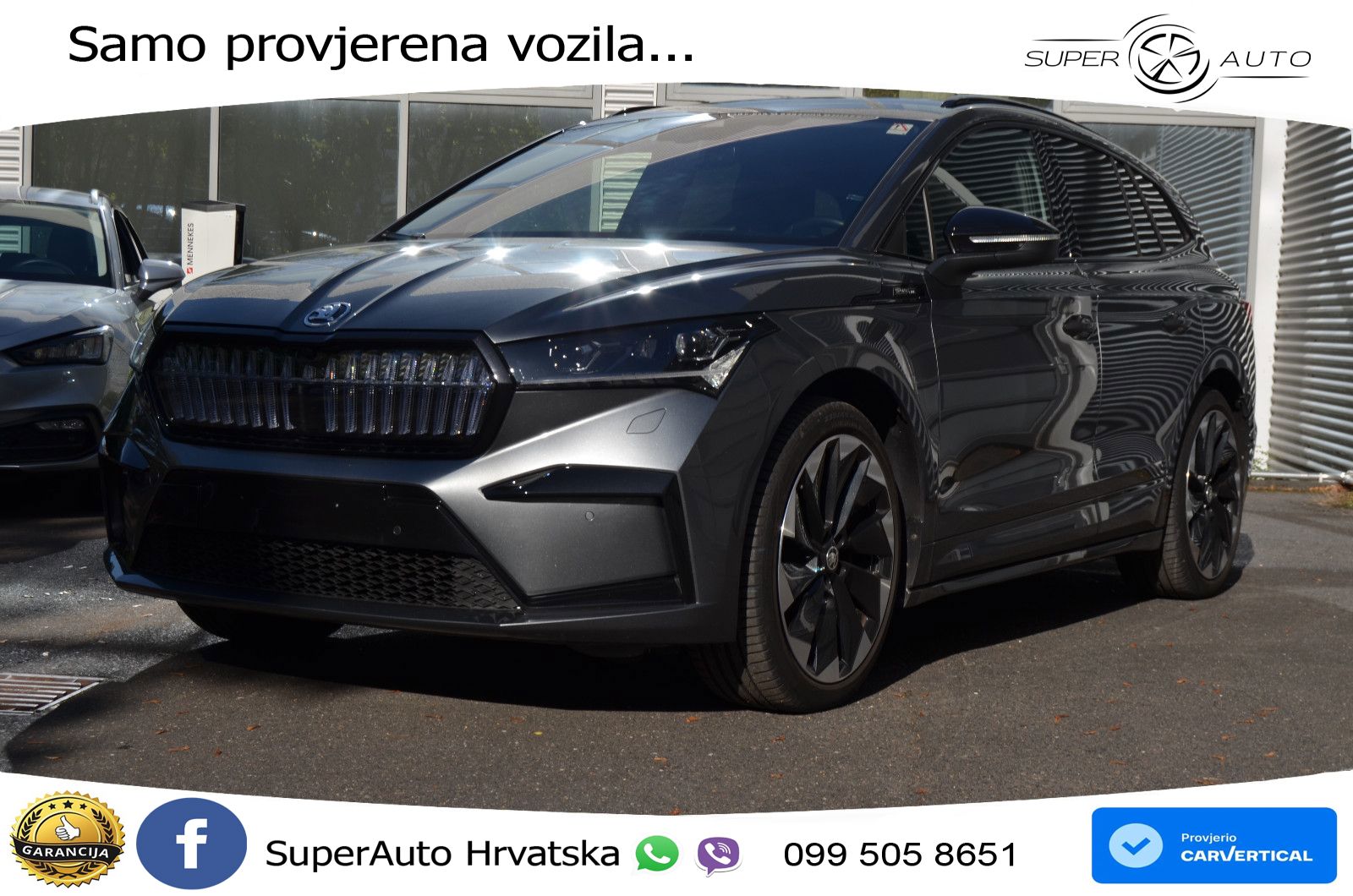 Škoda Enyaq iV 80 82 kWh (204 KS) SportLine LED+GR SJED+ACC