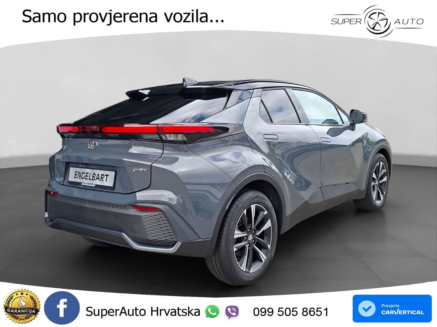 Toyota C-HR 1.8 (140 KS) Hybrid e-CVT Teamplayer LED+GR SJED+ACC
