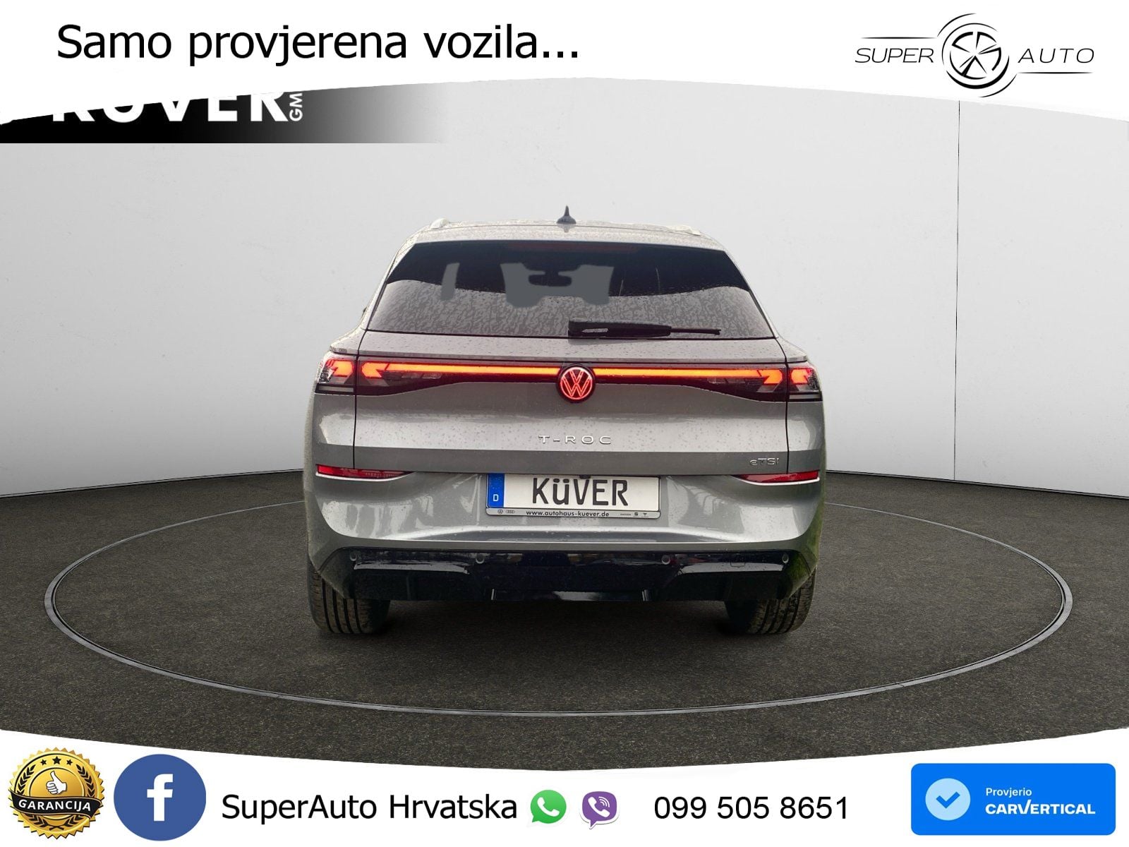 Volkswagen T-Roc 1.5 eTSI (150 KS)  DSG R-Line LED+GR SJED+ACC