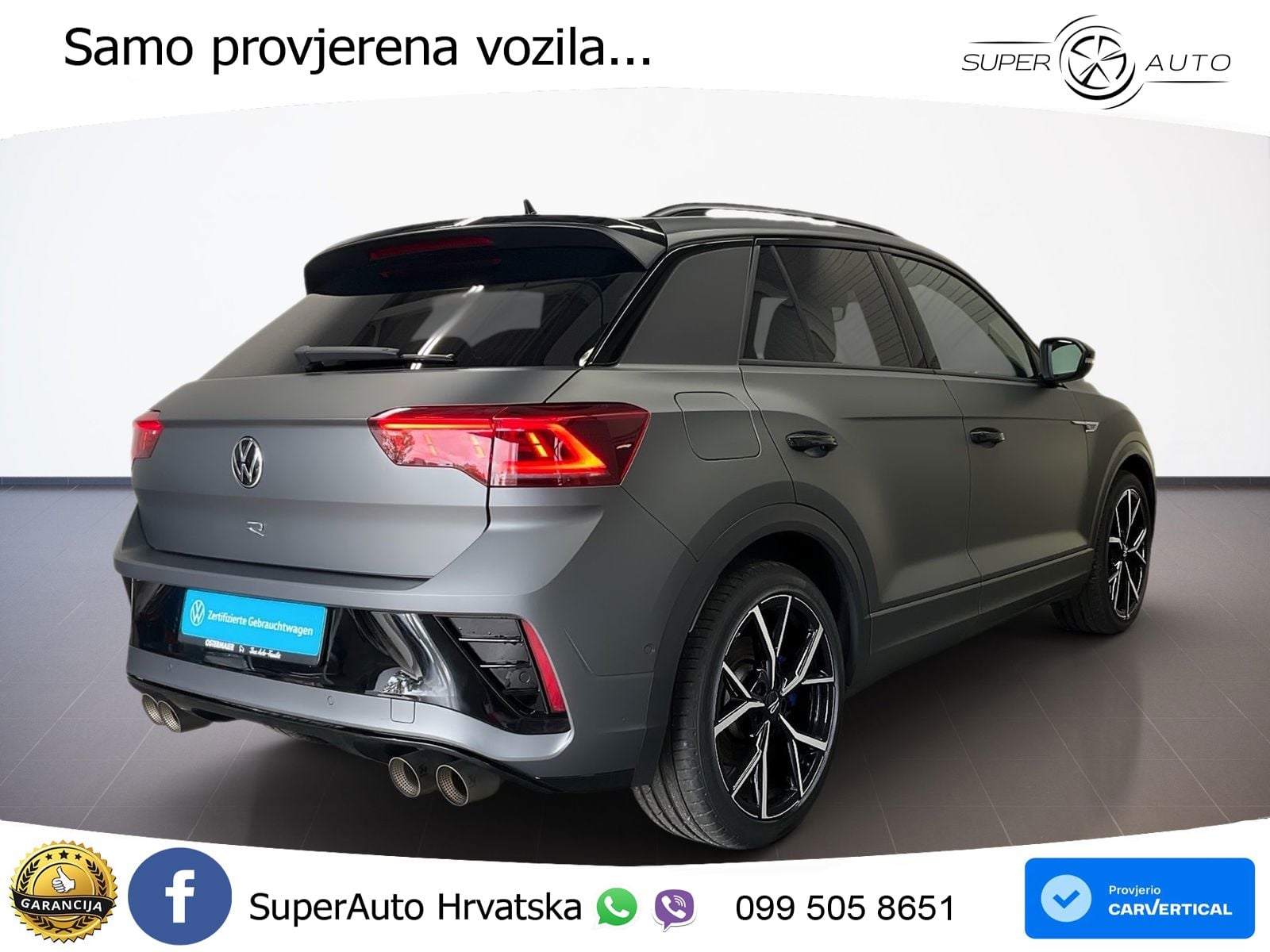 Volkswagen T-Roc I R 2.0 TSI (300 KS) OPF 4M DSG LED+GR SJED+ACC
